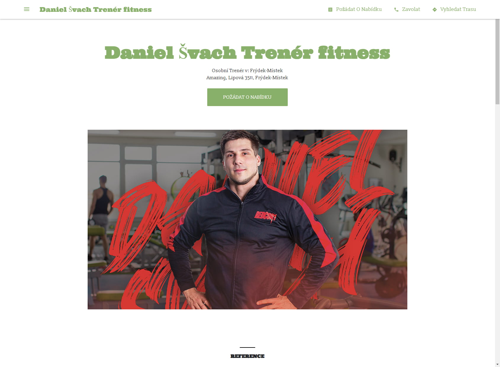 Daniel Švach Trenér fitness
