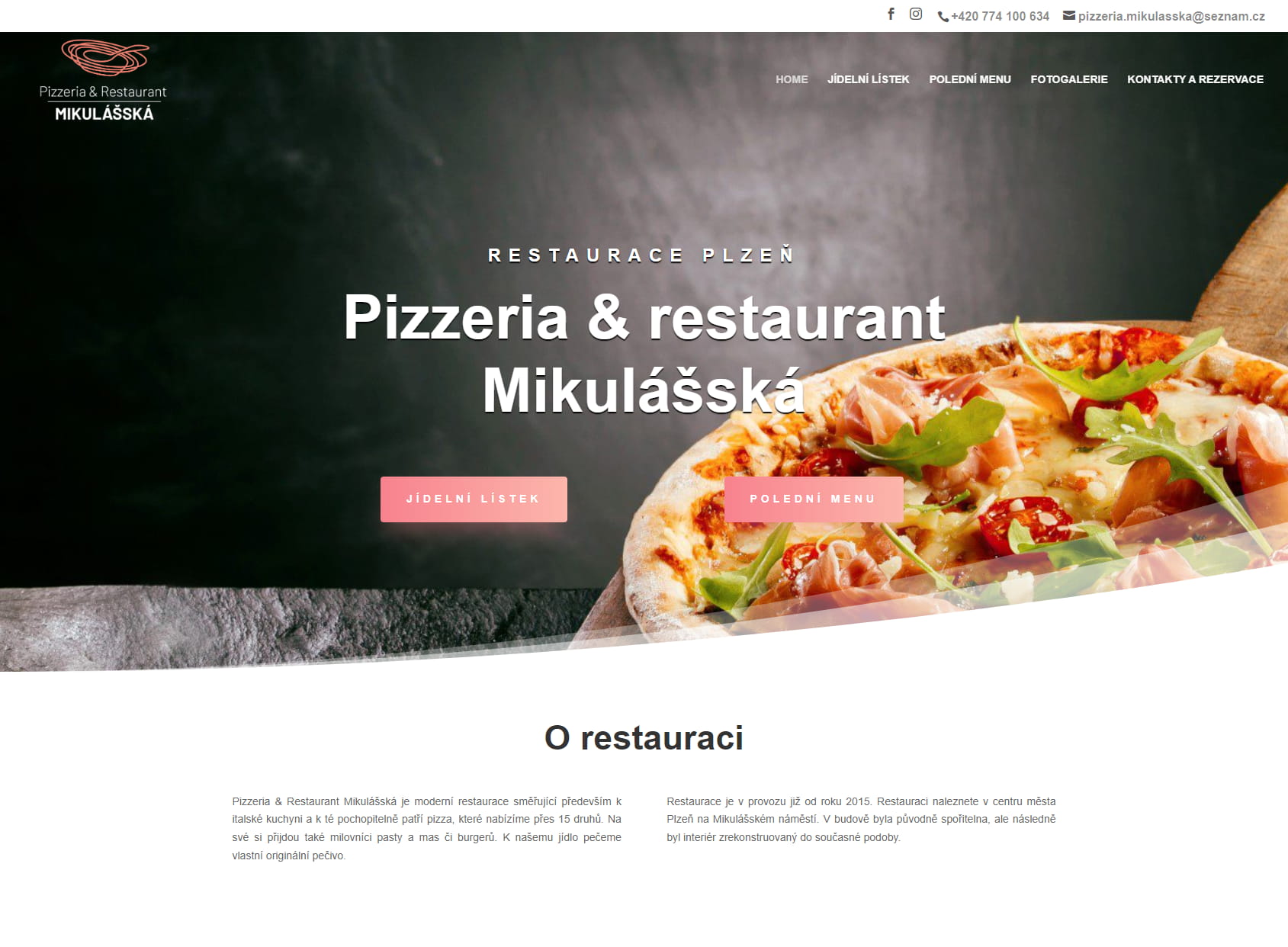 Pizzeria & Restaurant Mikulášská