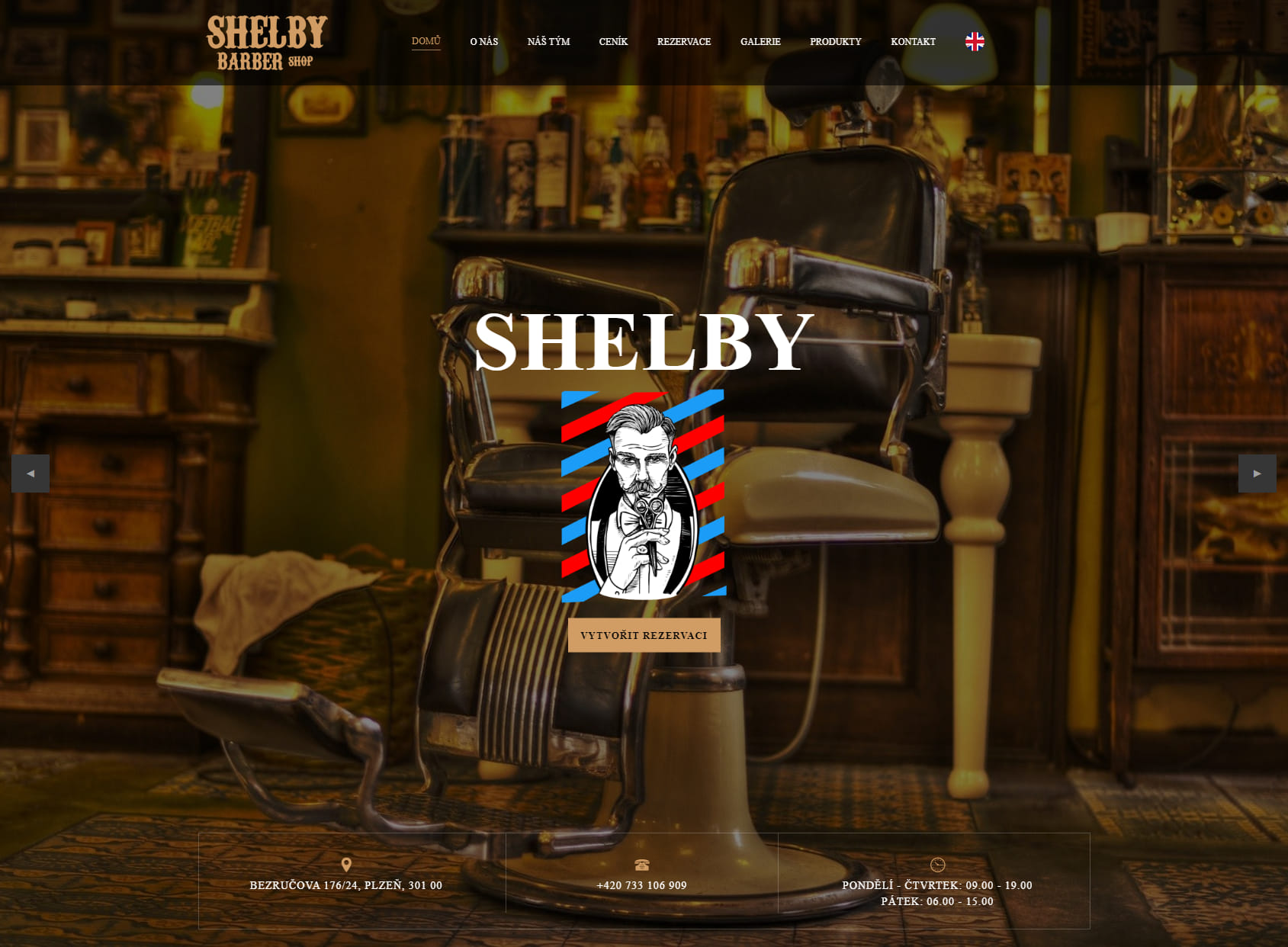 Shelby Barber Shop Plzeň