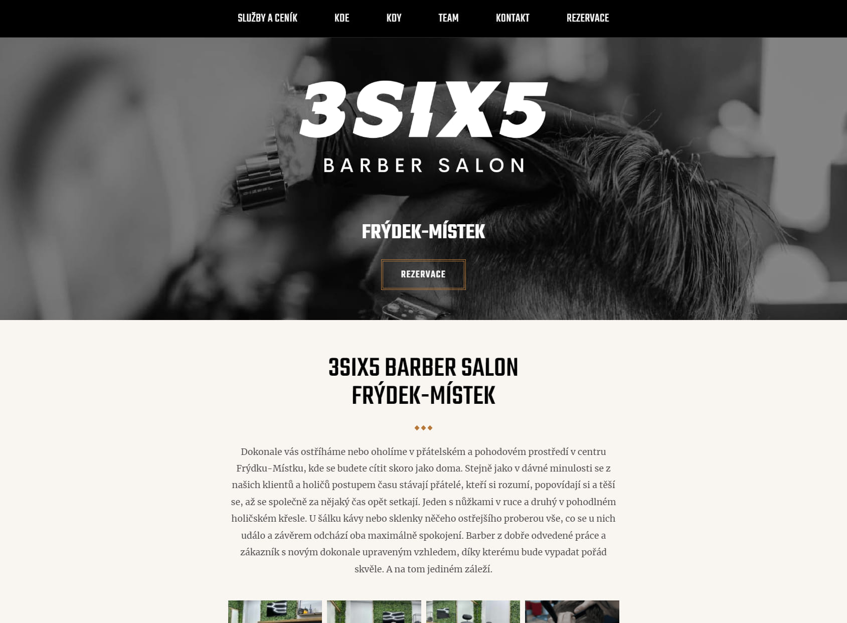 3SIX5 Barber studio Frýdek-Místek