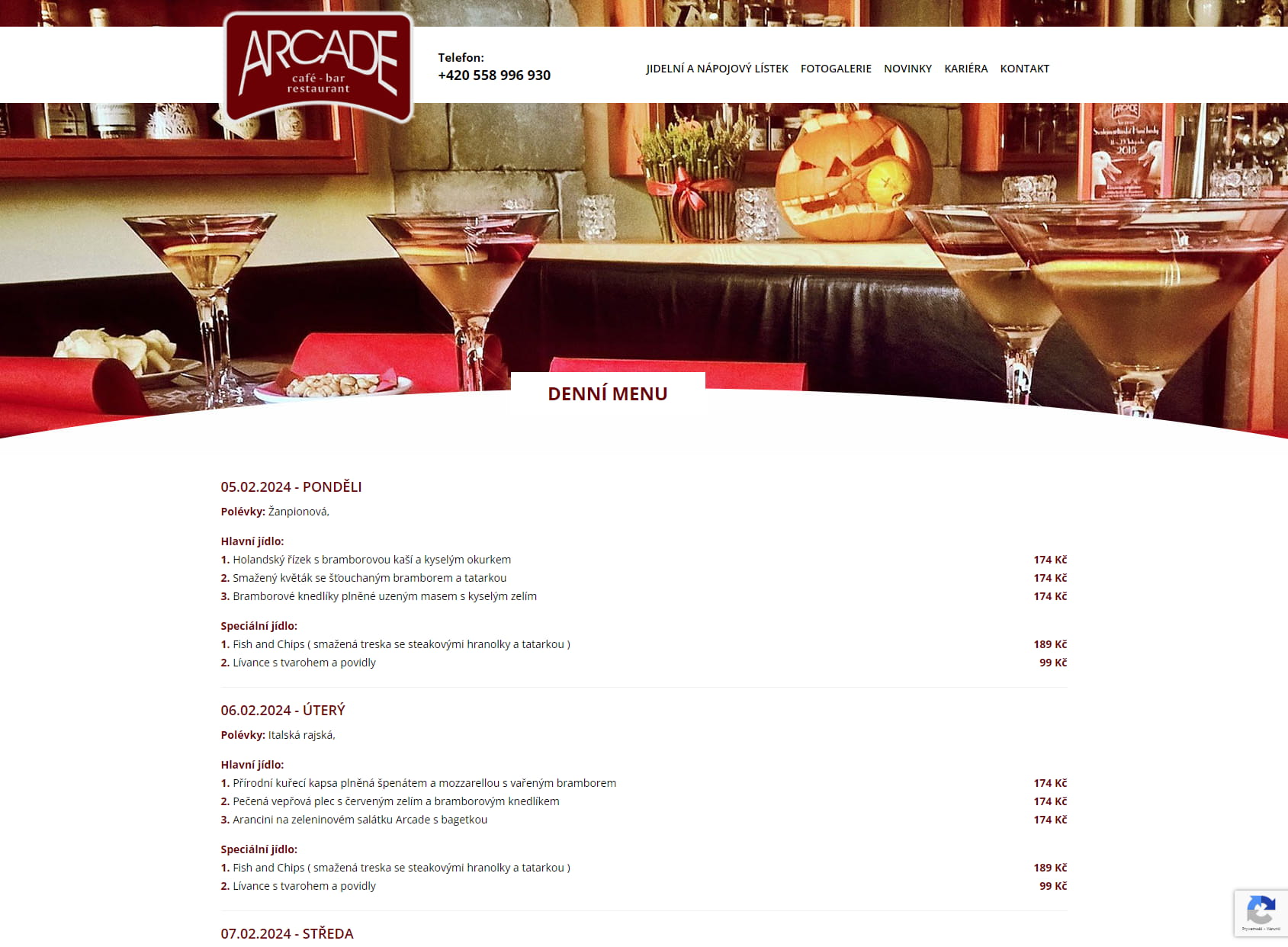 Café bar - restaurant ARCADE