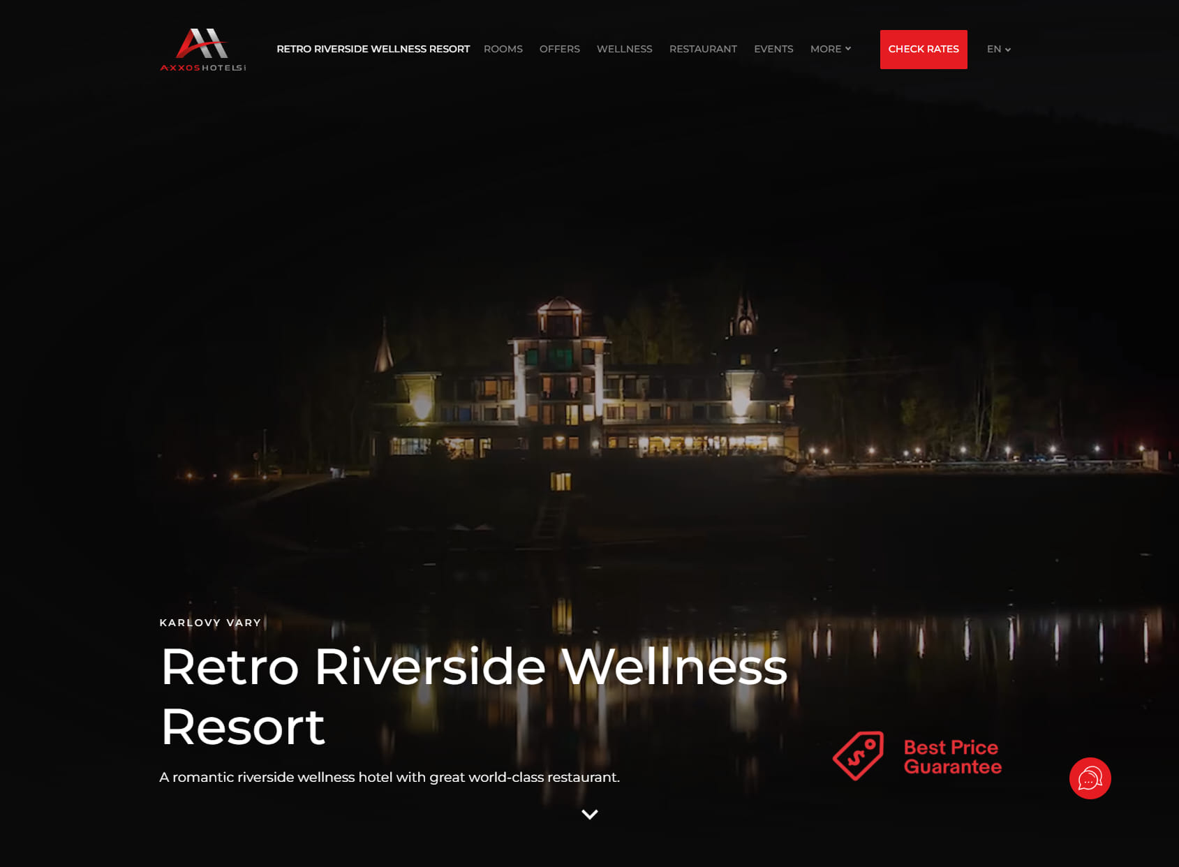 Retro Riverside Wellness Resort Karlovy Vary by Axxos Hotels
