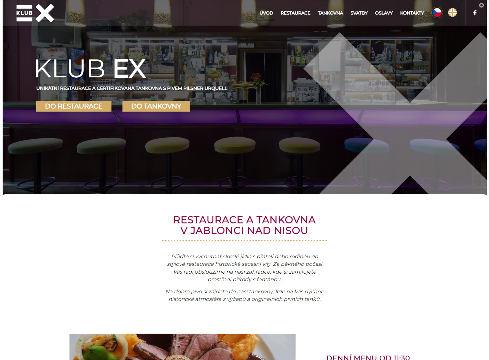 KLUB EX - Restaurace - Pivnice