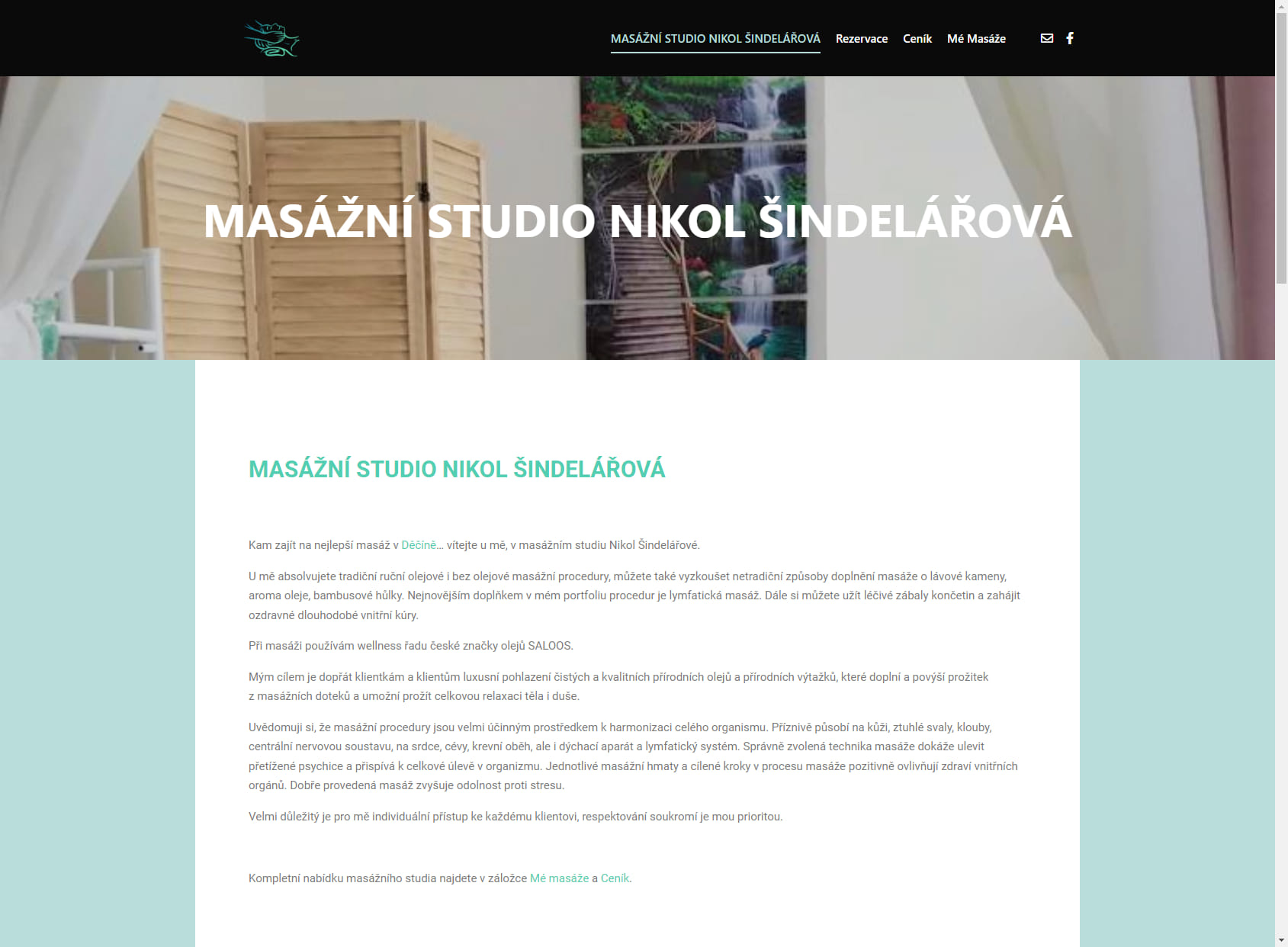 Masážní studio Nikol Šindelářová
