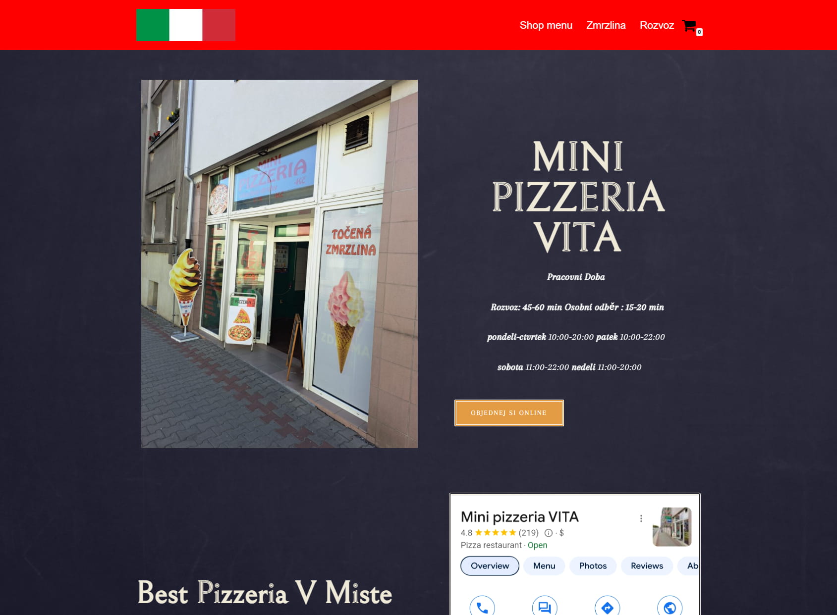 Mini pizzeria VITA