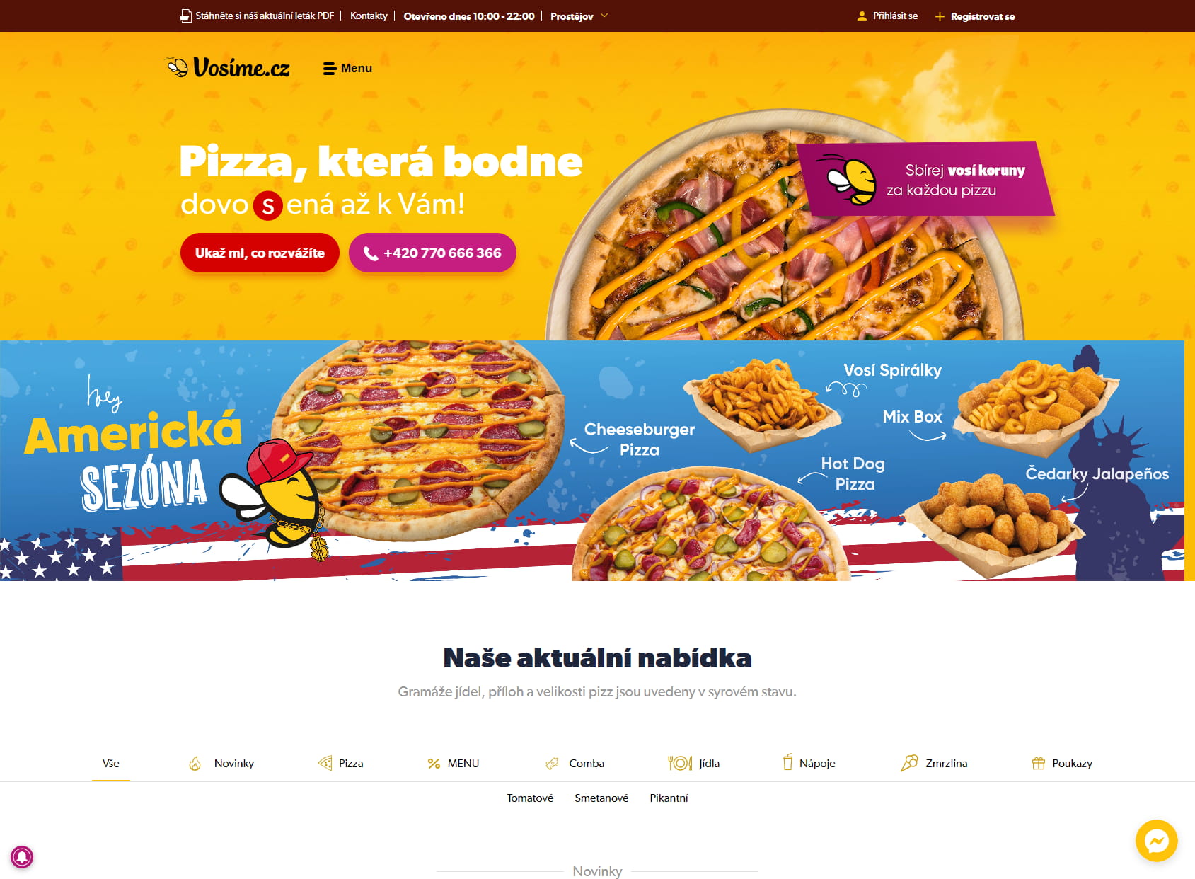 Vosíme.cz Pizza Prostějov